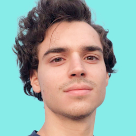 I'm Arseniy Pomazkov! The photo is in black, the background is replaced with Purple, this is the style of UNICORN WITNESSES brand (unicornwitnesses.com)